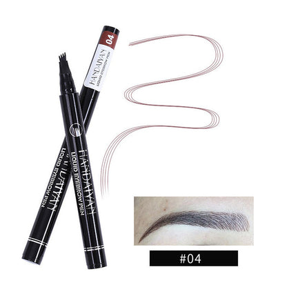 4-Head Liquid Eyebrow Pencil – Multi-Function Tattoo Brow Pencil