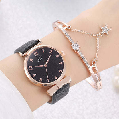 Women’s Student Fashion Watch & Bracelet Set