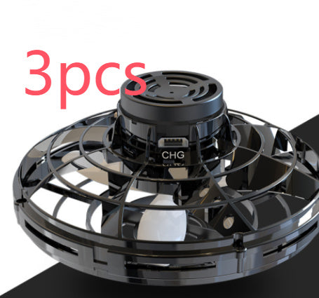 Mini LED UFO Drone – Fingertip Spinner & Flying Toy for Kids