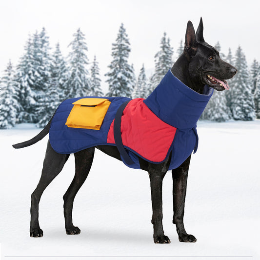 Warm Dog Winter Coat – Thick Padded Pet Jacket for Cold Weather