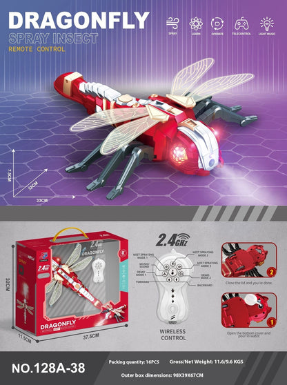Remote Control Spray Insect Animal Toy
