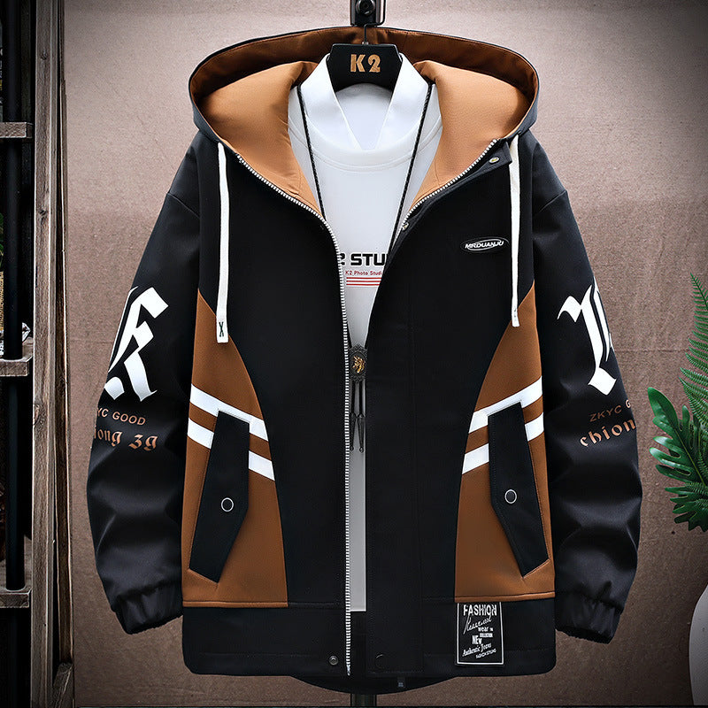Men’s Fall Jacket & Trousers Leisure Set – Casual Outfit
