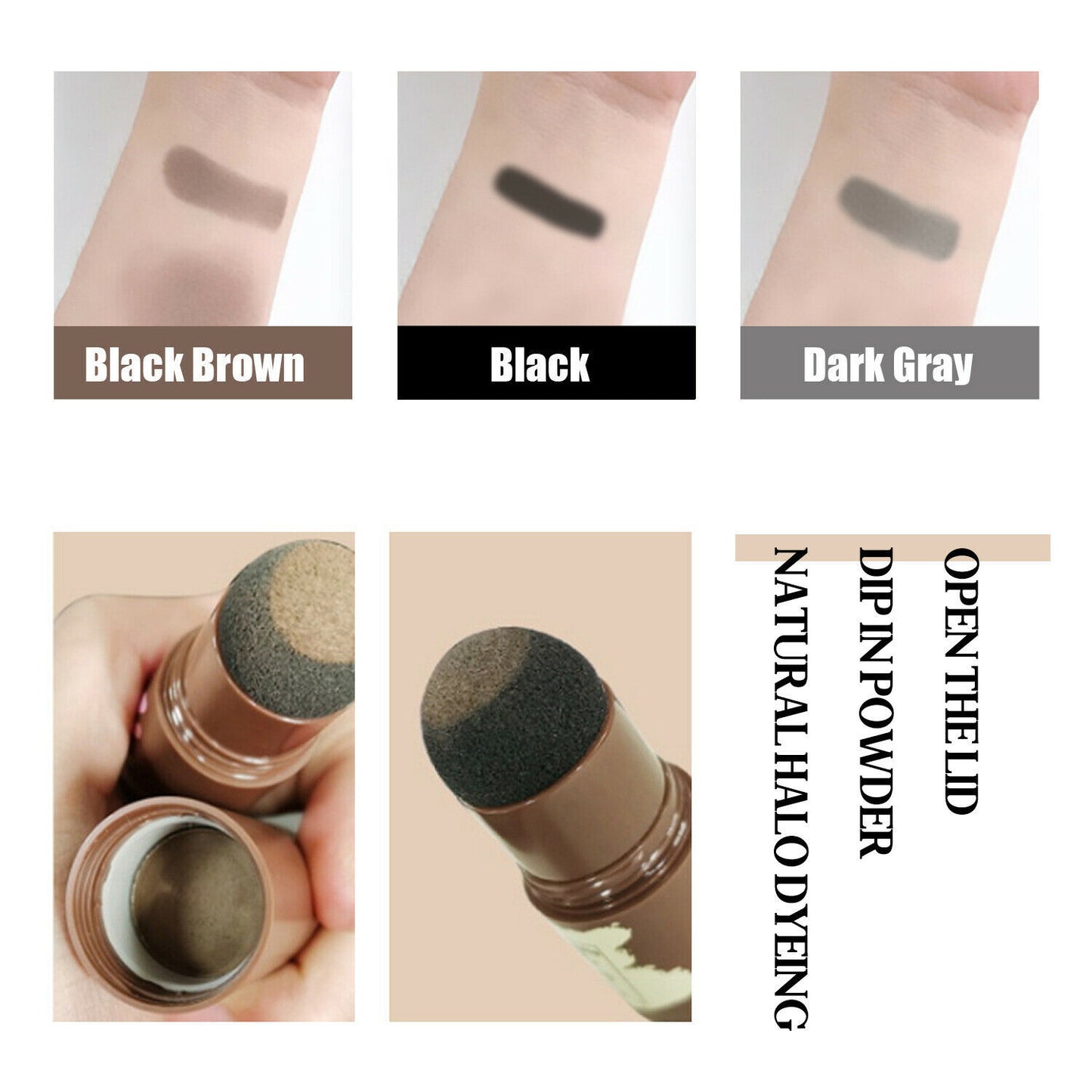 Eyebrow Stamp & 24PC Stencil Kit