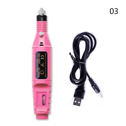 Electric Nail Drill Machine Set – USB Rechargeable Nail File & Manicure Pedicure Tool Kit
