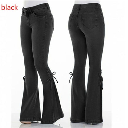 Women’s Mid-Waist Stretch Denim Jeans