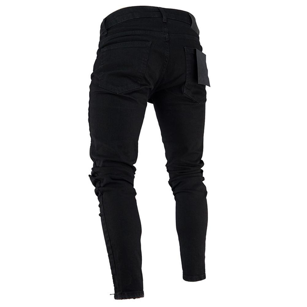 Men’s Ripped Basic Jeans