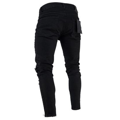 Men’s Ripped Basic Jeans