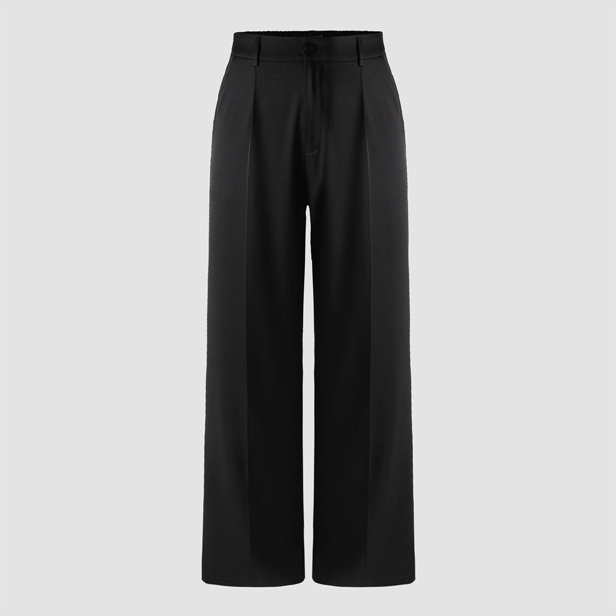 Women’s Plus Size High Waist Skinny Suit Pants with Pockets
