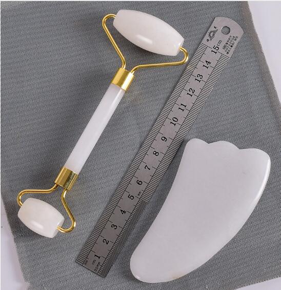 Jade Face Roller – Facial Massager for Tension Relief & Skin Care