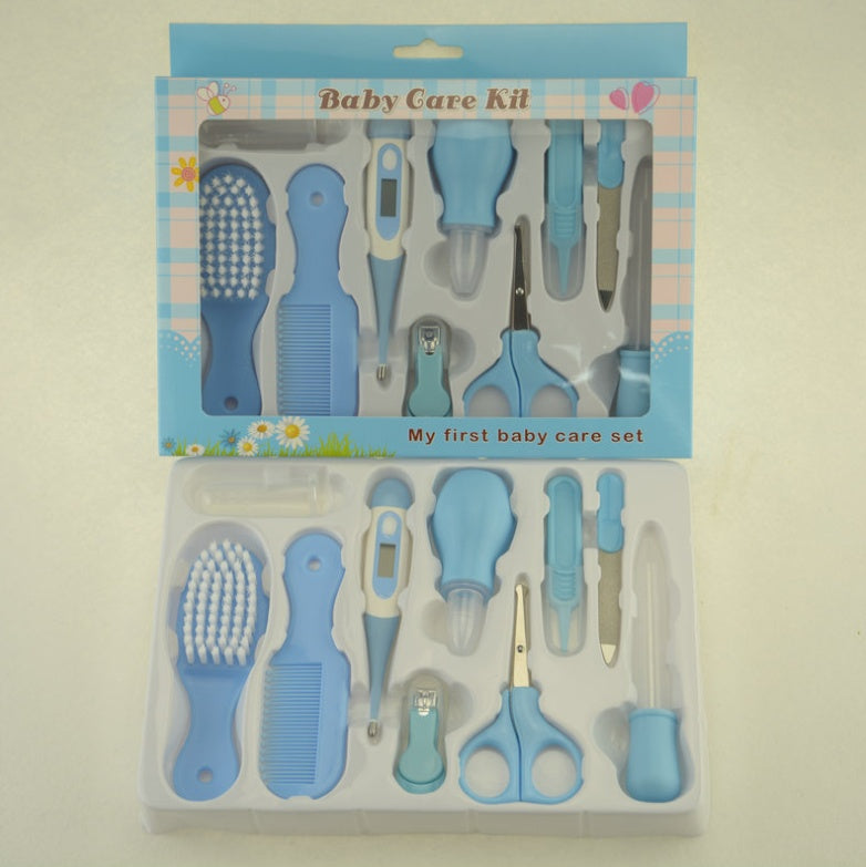 Maternal & Infant Care Set – Thermometer, Nasal Care & 10-Piece Baby Manicure Nail Clipper Kit