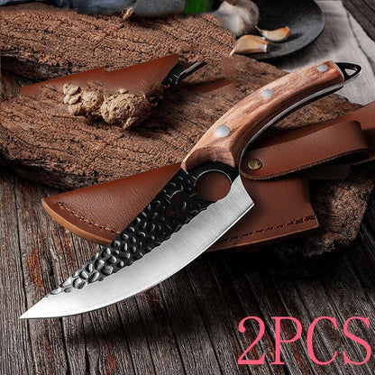 "Butcher Knife for Slaughter, Skinning, and Boning Meat – Ideal for Cutting Pigs"