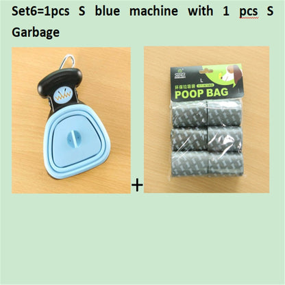 Foldable Dog Pooper Scooper – Travel Pet Waste Picker with Bags