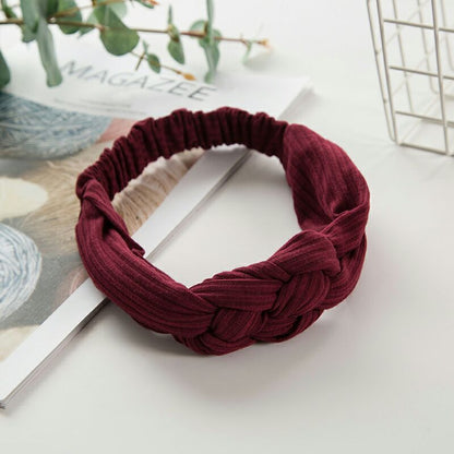 Knitted Chinese Knot Hair Band – Stylish Headband for Women