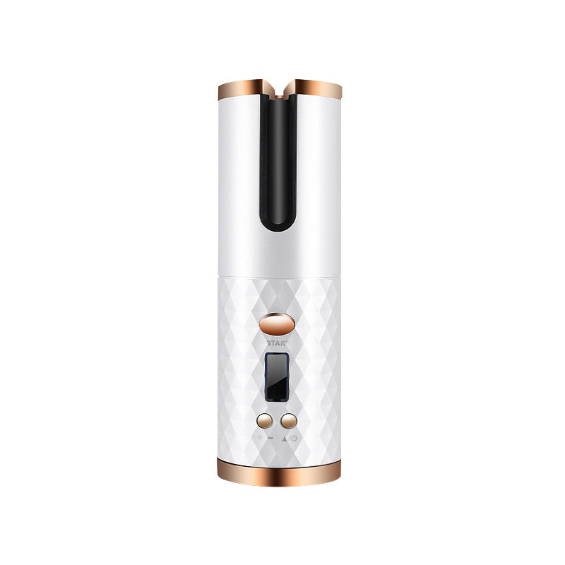 Rechargeable Automatic Hair Curler – Portable Ceramic Rotating Styler