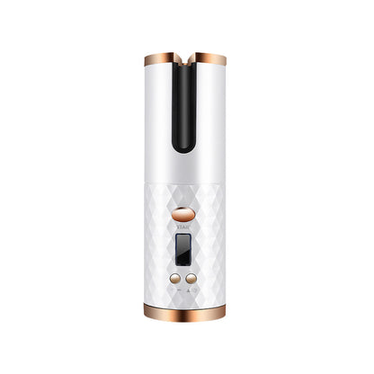 Rechargeable Automatic Hair Curler – Portable Ceramic Rotating Styler