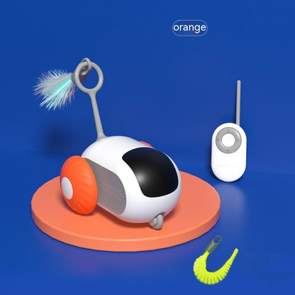Remote Control Interactive Cat Car Toy – USB Rechargeable Smart Automatic Chasing Pet Toy