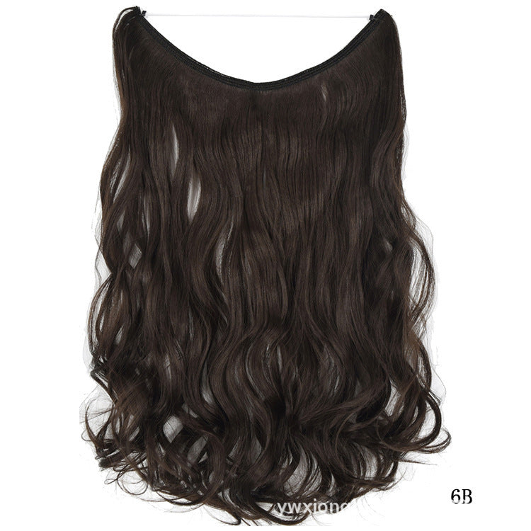 22-Inch Invisible Wire Hair Extension – Silky Straight Synthetic