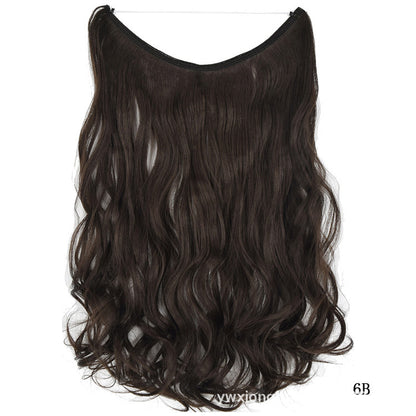 22-Inch Invisible Wire Hair Extension – Silky Straight Synthetic