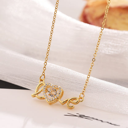 Titanium Steel Love Smart Necklace – Valentine’s Jewelry