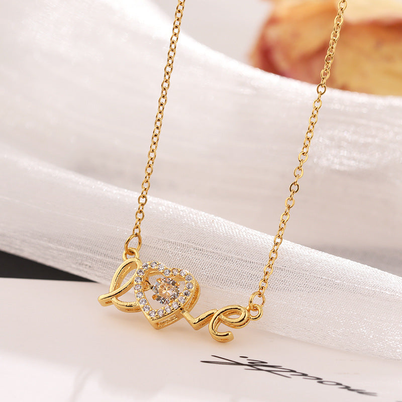 Titanium Steel Love Smart Necklace – Valentine’s Jewelry