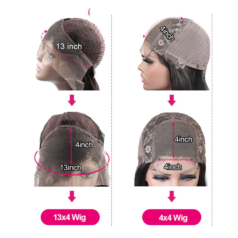 Women’s Colored Medium Straight Hair Wig