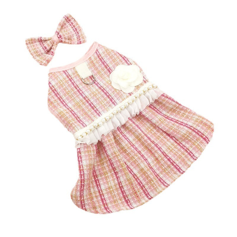 Cute Cat Pet Dress – Fashion Skirt for Small Pets