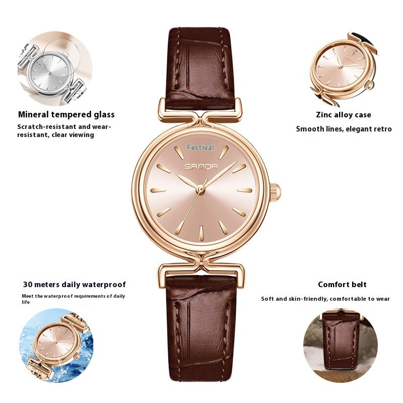 Women’s Retro Mesh Strap Watch