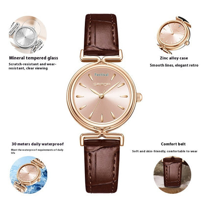 Women’s Retro Mesh Strap Watch