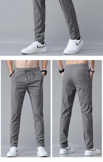 Men’s Drawstring Casual Pants – Loose Fit
