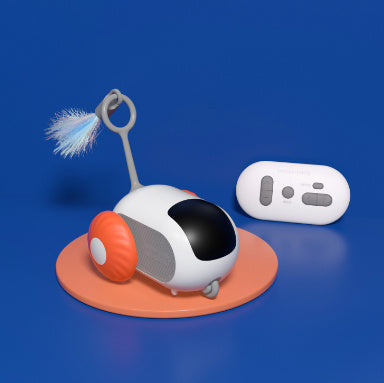 Remote Control Interactive Cat Car Toy – USB Rechargeable Smart Automatic Chasing Pet Toy