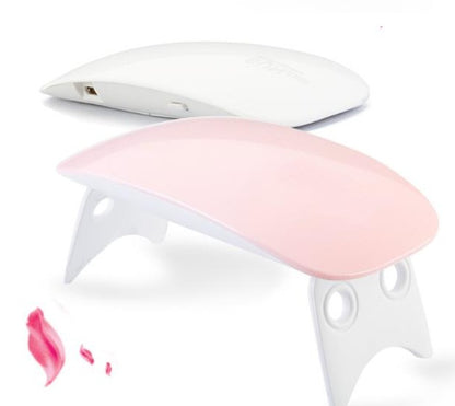 USB LED Nail Light – 6W Portable Light Therapy Machine for Quick Nail Drying