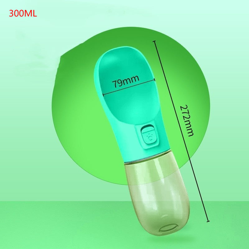 Portable Dog Water Bottle Feeder – Travel Pet Drinking & Food Bowl for Outdoor Use