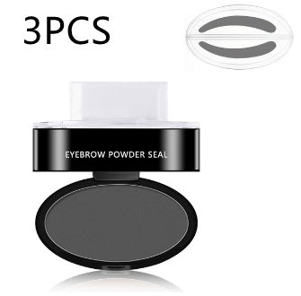 Eyebrow Powder Stamp & Stencil Kit Waterproof Makeup