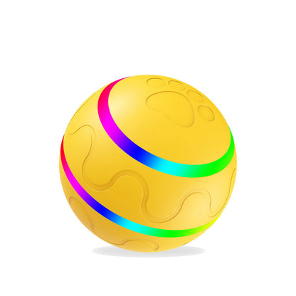 Smart Interactive Cat Toy – USB Rechargeable Self-Rotating Ball