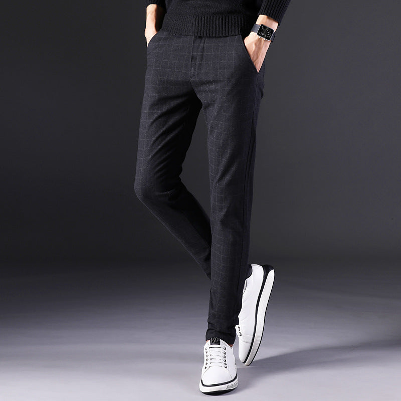 Men’s Slim Straight Trousers