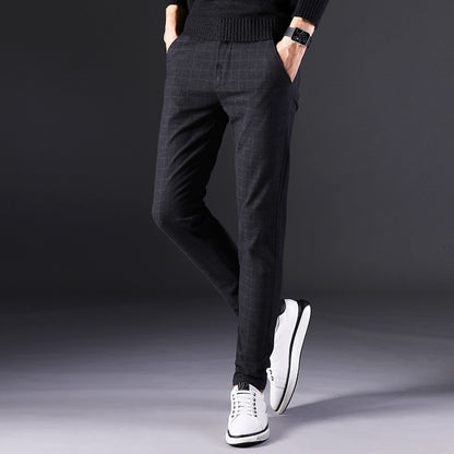 Men’s Slim Straight Trousers
