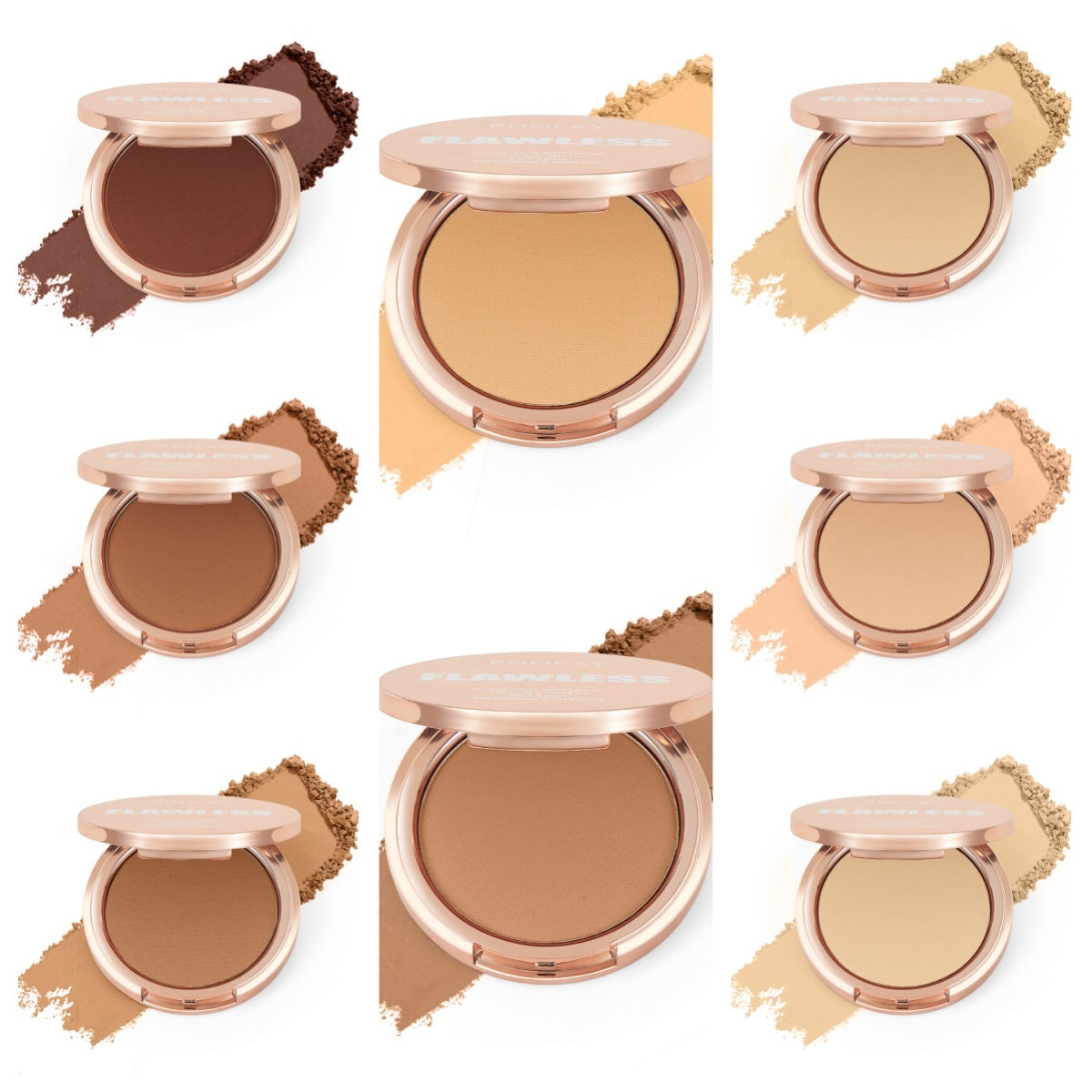 "PHOFAY Matte Setting Pressed Powder Makeup"