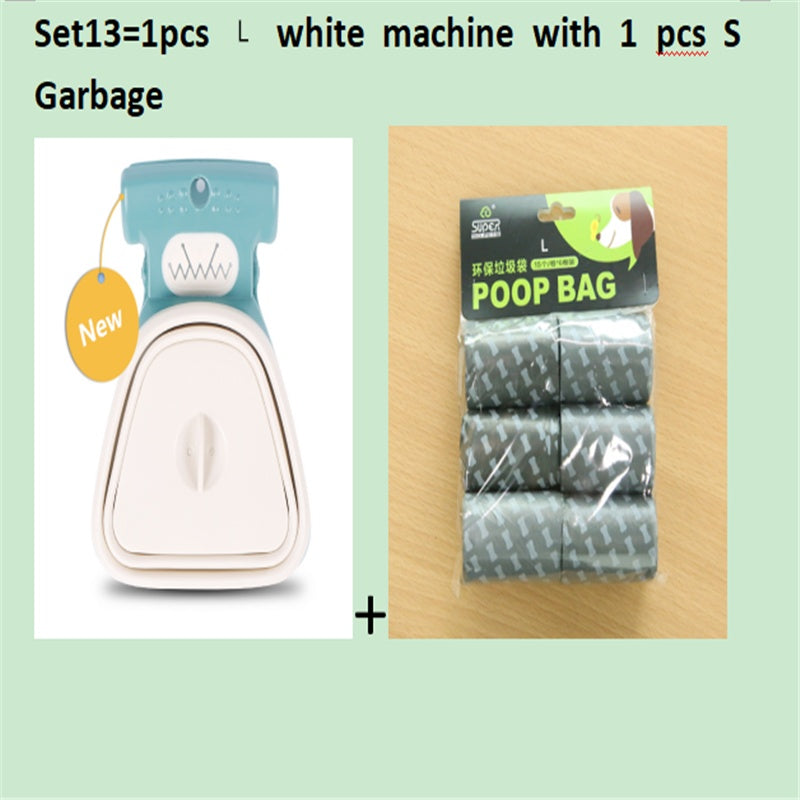 Foldable Dog Pooper Scooper – Travel Pet Waste Picker with Bags