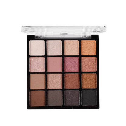 16-Color Pearlescent Eyeshadow Palette – Shimmer Makeup Kit