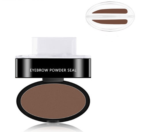Eyebrow Powder Stamp & Stencil Kit Waterproof Makeup