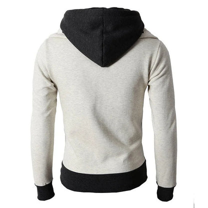 Men's Zip Up Hooded Jacket – Casual Slim Sports Sweatshirt