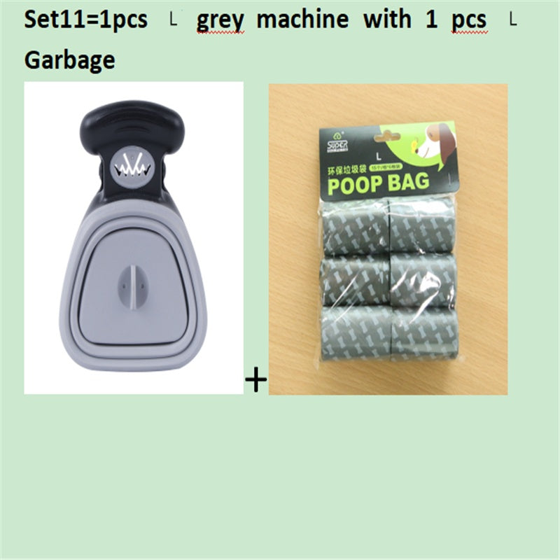 Foldable Dog Pooper Scooper – Travel Pet Waste Picker with Bags