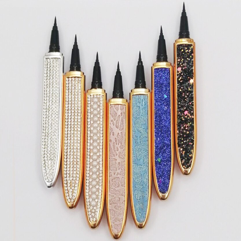 Self-Adhesive False Eyelashes with Multicolor Eyeliner – No Glue Needed