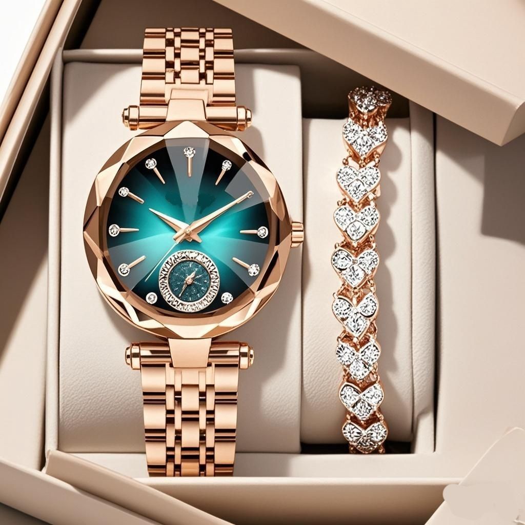 Women’s Casual Quartz Diamond Watch