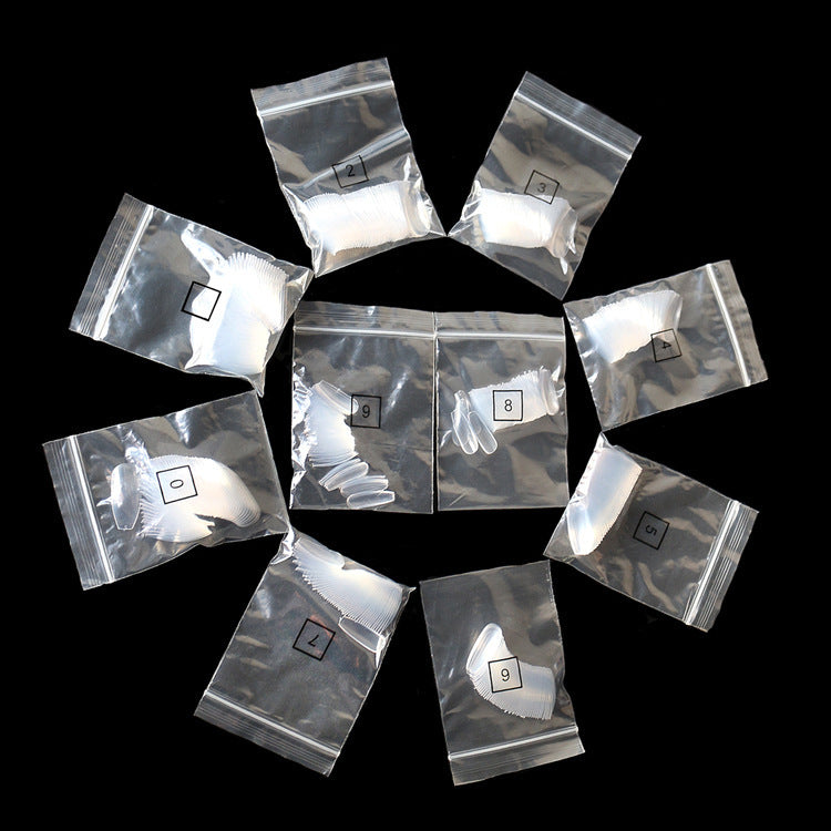 500pcs Transparent Natural Fake Nails – Full Cover Nail Tips for Acrylic & Gel Extensions