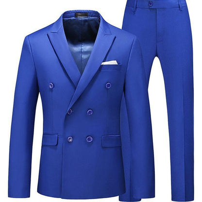 Men’s 2-Piece Slim Fit Suit – Casual Tuxedo Set for Men
