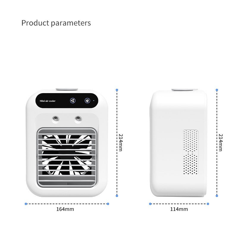Portable Air Conditioner & Cooler Fan – Ideal for Rooms, Offices & Cars
