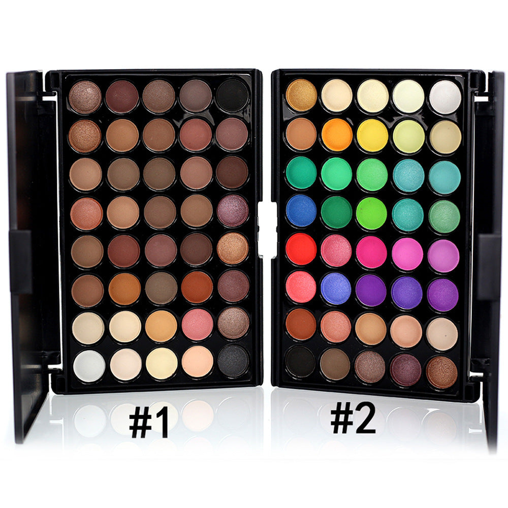 40 Color Waterproof Glitter Eyeshadow Palette