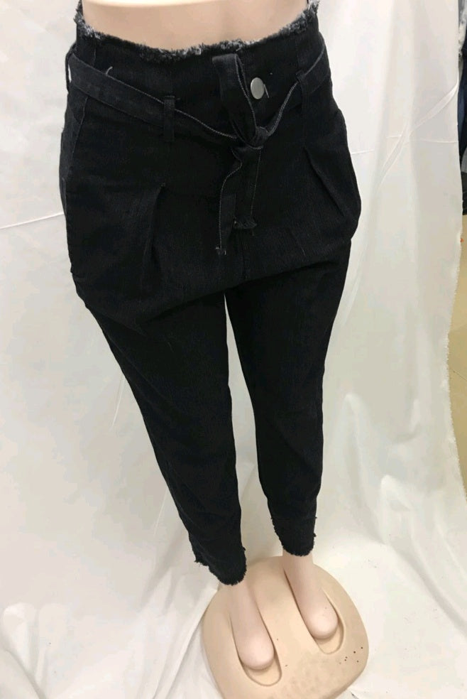 Women’s High-Waisted Washed Pencil Jeans