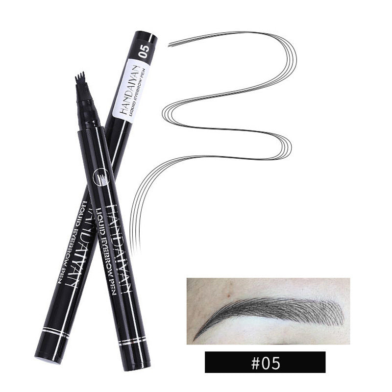 4-Head Liquid Eyebrow Pencil – Multi-Function Tattoo Brow Pencil